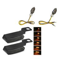 Styreindikatorer tonet + LED-indikatorer med E-merke KP8 tonet