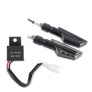 12V 2 PIN indikatorrelé egnet for Kawasaki Versys 1000 / 650 LED + LED-indikator E-merke KP26