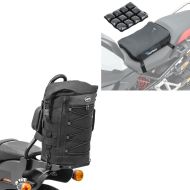 Sett: Sissybar bag egnet for chopper og cruiser hale bag DB4 Craftride med motorsykkel luftpute Air Deluxe S sw