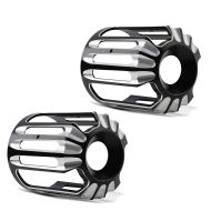 Sett med 2x motorsykkel oljefilterdeksler Craftride HF1 oljefilterdeksel egnet for Harley Davidson-modeller