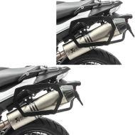 Sett med 2x bagasjeholdere egnet for BMW F 650 GS 08-12 SLP Bagtecs for aluminiumsvesker og salvesker