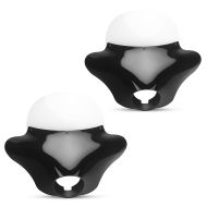 Sett med 2x Batwing kåpe egnet for Chopper Cruiser Bobber frontrute styre kledning Craftride KF