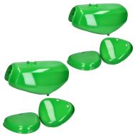 Sett med 2x tank / bensintank egnet for Simson S51 / S50 / S70 med sidedeksel Craftride green