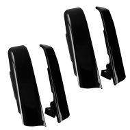 Sett med 2x sideveske dekselstrimler egnet for Harley Davidson Touring 14-24 deksel salveske Craftride svart