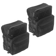 Sett med 2x styrevesker Club Style egnet for Harley Davidson-modeller Ballistic Nylon Craftride DC2 svart