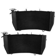 Sett med 2x vannkjølere egnet for Honda Pan European ST 1300 02-16 Zaddox radiatorkjøler svart