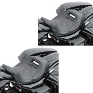 Sett med 2x solo sete lav profil egnet for Harley Davidson Touring 09-24 førersete Craftride RH3 svart