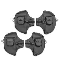 Sett med 2x kollisjonsbøyler sprutbeskyttelse egnet for Harley Davidson Touring 80-24 motorbeskyttere benvarmere Craftride AL2