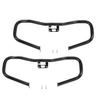 Sett med 2x kollisjonsbøyler Hakket egnet for Harley Davidson Touring 14-24 motorbeskyttelse Craftride CH4 svart