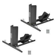 Sett med 2x motorsykkelvippe ConStands MW1 motorsykkelstativ transportvippe 12-22" universal svart