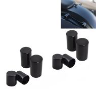 Sett med 2x deksler 4-punkts dockingsett egnet for Harley Davidson Touring 09-24 monteringssettdeksel Craftride CK1 svart