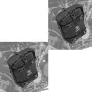 Sett med 2x crash bar bags Bagtecs S3B egnet for motorsykkel crash bar vanntett 6L