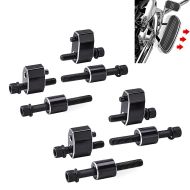 Sett med 2x løpebrettinstallasjon egnet for Harley Davidson Touring 09-24 løpebrett offset kit konverteringsbraketter Craftride TV1