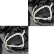 Sett med 2x crashbars egnet for BMW R 1300 GS 23-24 motorbeskyttelsesstang Motoguard SG35 sølv