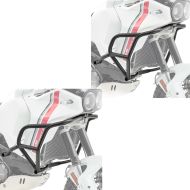 Sett med 2x crashbars egnet for Ducati DesertX 22-24 motorbeskyttelse Motoguard MK13 svart