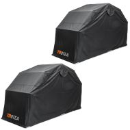 Sett med 2x motorsykkeltelt garasje universal sammenleggbar garasje motorsykkelgarasje Motoguard XXL MOTEA svart