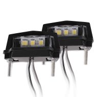Sett med 2 skiltlys motorsykkel Zaddox T1 LED skiltlys