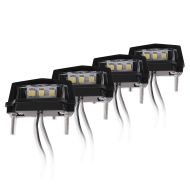 Sett med 4 skiltlys motorsykkel Zaddox T1 LED skiltlys
