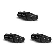 Sett med 3 motorsykkel innvendige sekskantmuttere 17-19-22-24 mm svarte