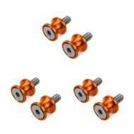 Sett med 3 motorsykkel prisme socket racing adapter Motea Jerez M10 x 1,5 oransje