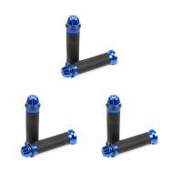Sett med 3 styrehåndtak Zaddox 2X 22mm blå