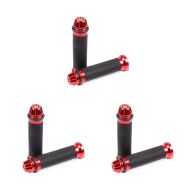 Sett med 3 styrehåndtak Zaddox 2X 22mm rød