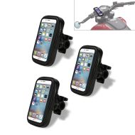 Sett med 3 smarttelefonholdere for motorsykler Tourtecs SH10 mobiltelefondeksler opp til 6,3" med holder som passer for styret
