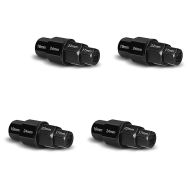 Sett med 4 motorsykkel innvendige sekskantmuttere 17-19-22-24 mm svarte