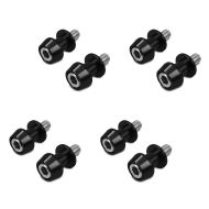 Sett med 4 motorsykkel prisme socket racing adapter Motea Assen M6 svart