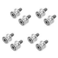 Sett med 4 motorsykkel prisme socket racing adaptere Motea Jerez M8 sølv