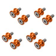 Sett med 4 motorsykkel prisme socket racing adapter Motea Jerez M10 x 1,5 oransje