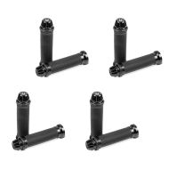 Sett med 4 styrehåndtak Zaddox 2X 22mm sort