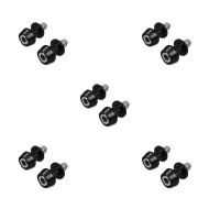 Sett med 5 motorsykkel prisme socket racing adaptere Motea Assen M6 svart