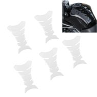 Sett med 5 motorsykkel tank pads Fishbone Zaddox tank beskyttelse klistremerker universal clear