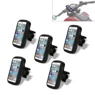 Sett med 5 smarttelefonholdere for motorsykler Tourtecs SH10 mobiltelefondeksler opptil 6,3" med holder som passer for styret