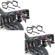 2x seteveskesett WP8 egnet for KTM 790 Adventure / R 19-21 med Bagtecs taskeholder