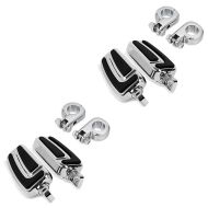 2x crash bar fotstøtter 32mm egnet for choppers / custom sykler / spesial med holder Craftride HC7