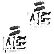 2x fremre fotstøttesystem egnet for Harley Davidson Softail Low Rider S 20-24 med Craftride VF4 fotstøtter