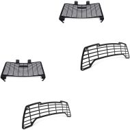 2x sett: radiatordeksel egnet for Harley Davidson Pan America 1250 21-24 KG1 + frontlysgitter frontlykt egnet for Harley Davidson Pan America 1250 21-24 SG1