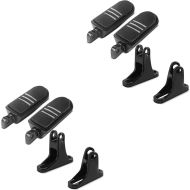2x fører-pilion fotstøtter + festesett for passasjer fotstøtter egnet for Harley Davidson Touring 93-24