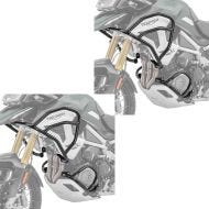 2x crash bar sett egnet for Triumph Tiger 1200 GT / Pro 22-24 MK2 topp og bunn Motoguard beskyttelsesstenger