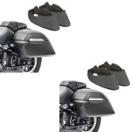 2x sett med sidevesker med hardt skall K3 + innerfôr 33l egnet for Indian Scout / Bobber / Twenty Craftride ME16 svart