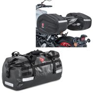 Tail bag Drybag XB50 volum 50l + salvesker RF3 par 30-40Ltr svart