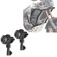 2x LED-tåkelys S22X + crashbar egnet for Yamaha Tenere 700 World Raid 22-24