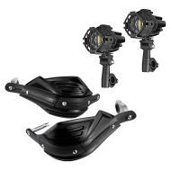 2x LED-tåkelys S22X + håndbeskyttere Enduro XDure XD5