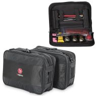 Vario-koffert-innervesker som passer for BMW R 1200 GS / Adventure 04-12 + dekkreparasjonssett med CO2-patron