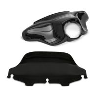 Batwing fairing + frontrute Wave 8" egnet for Harley Davidson Electra-Street Glide 96-13