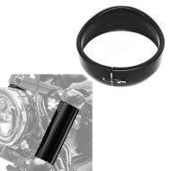 Gaffeldeksel egnet for Harley Davidson Street Bob 18-24 + frontlysring 5,75"