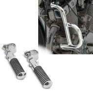 Knusebøyle egnet for Yamaha XV 535 Virago 88-03 krom + knekkbøyle fotstøtter