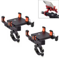 2x motorsykkel smarttelefonholder egnet for styre Tourtecs PH2 mobiltelefonholder aluminiumsholder